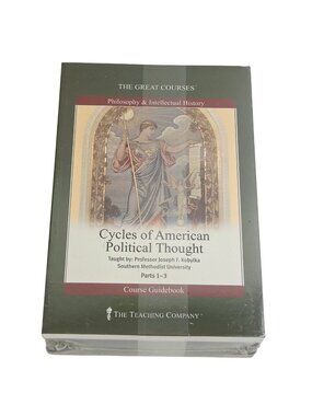 The Great Courses Cycles of American Political Thought 1-3 Guidebook DVD Sealed